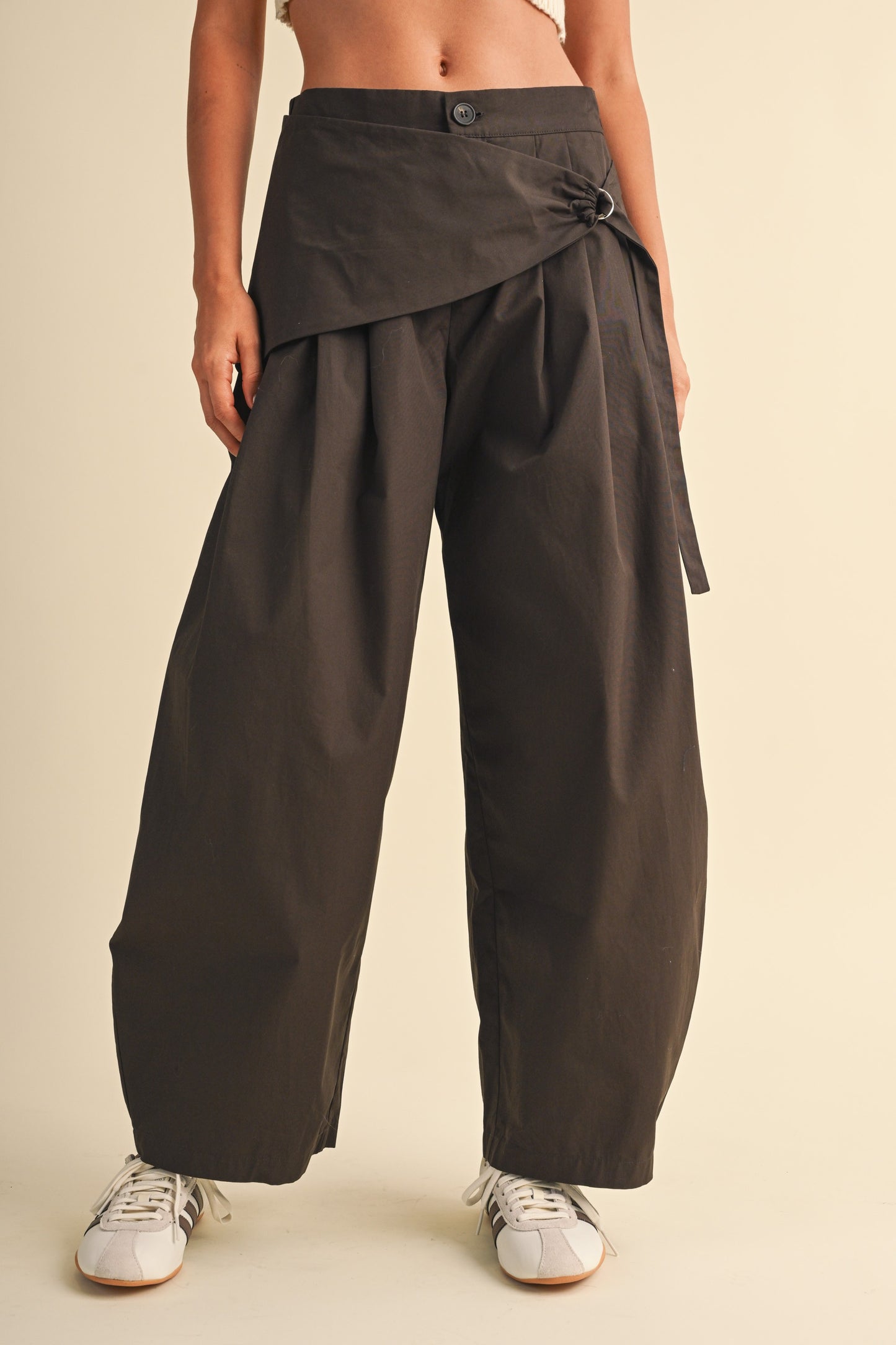 Sarong Dark Chocolate Barrel Pant