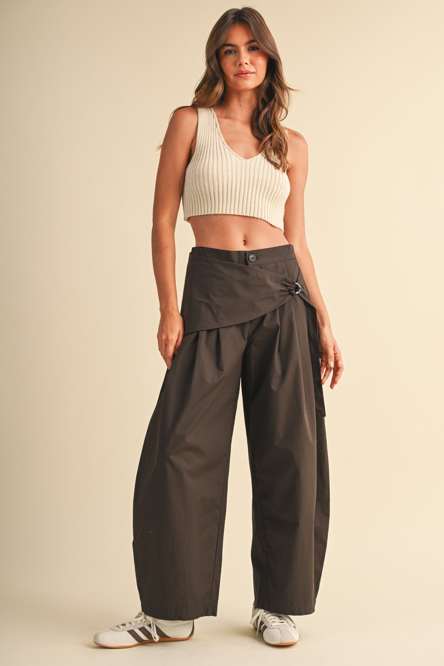 Sarong Dark Chocolate Barrel Pant