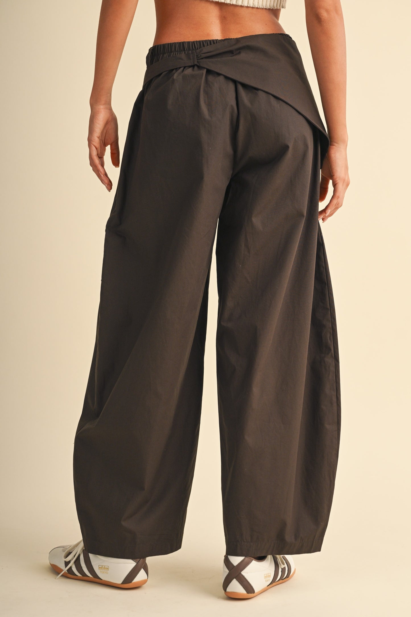 Sarong Dark Chocolate Barrel Pant
