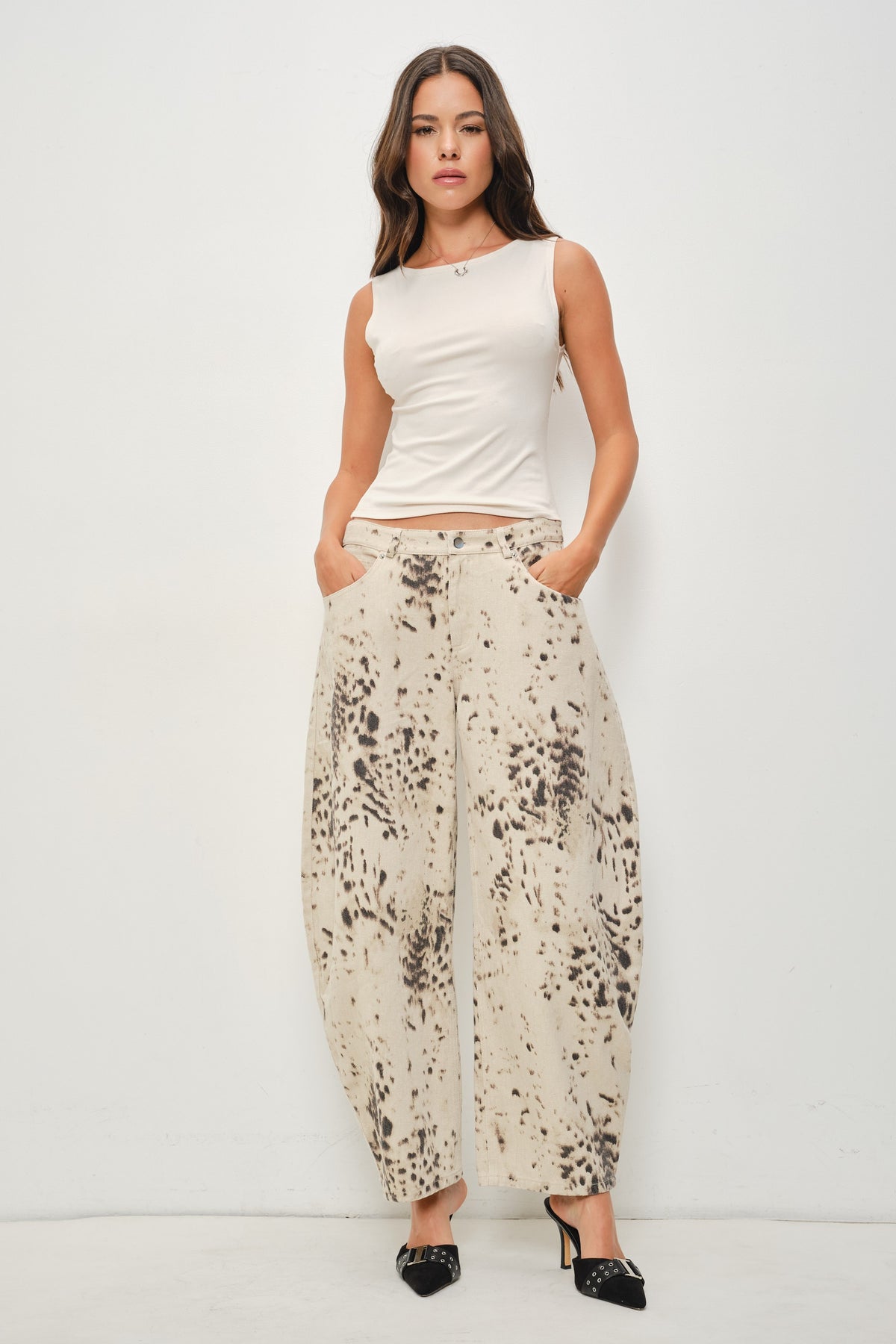 Snow Leopard Barrel Pant