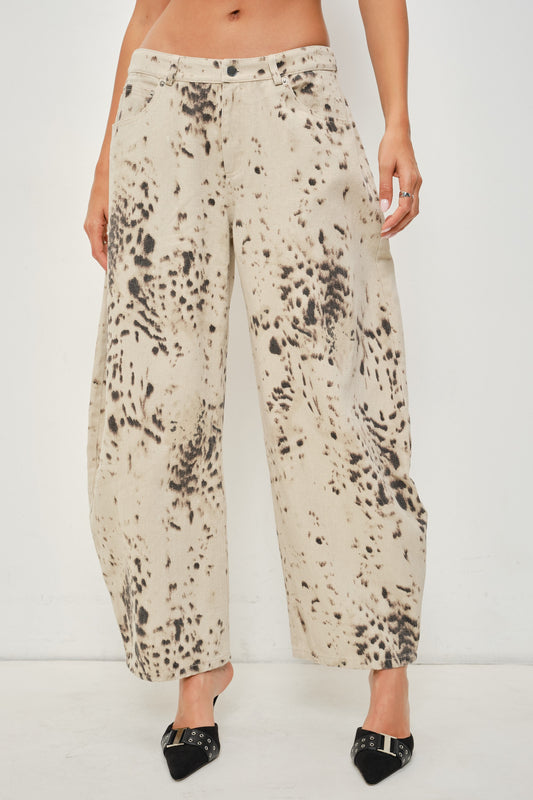 Snow Leopard Barrel Pant