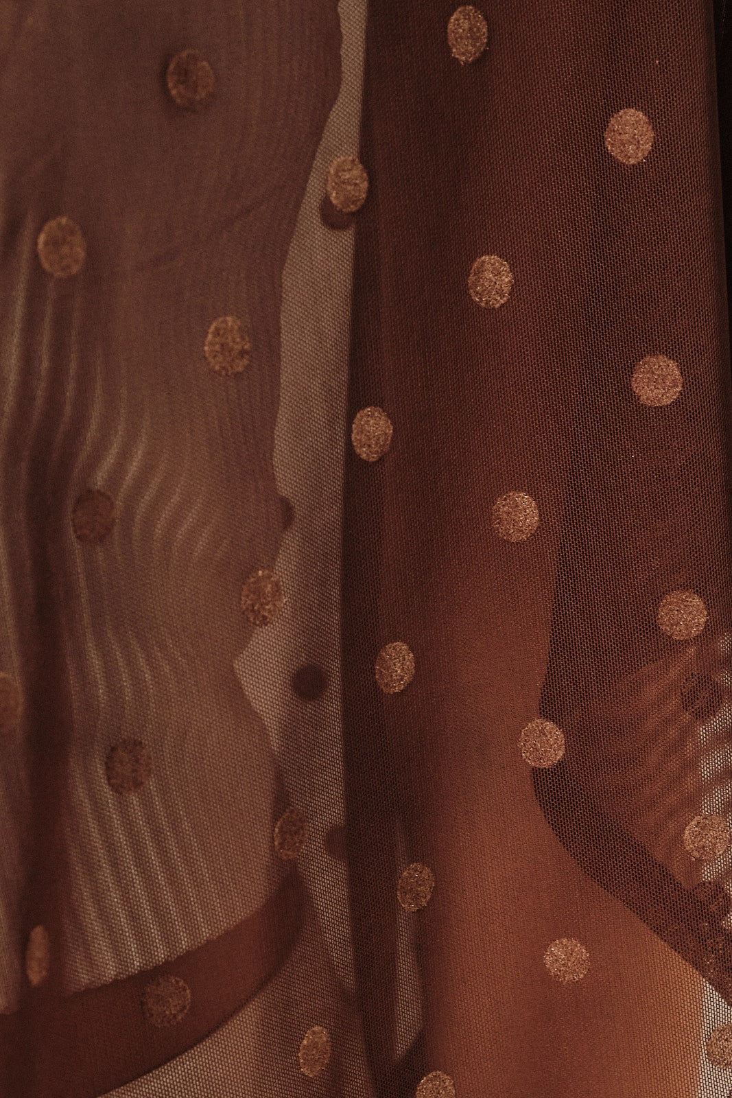 Brown Dot Poncho