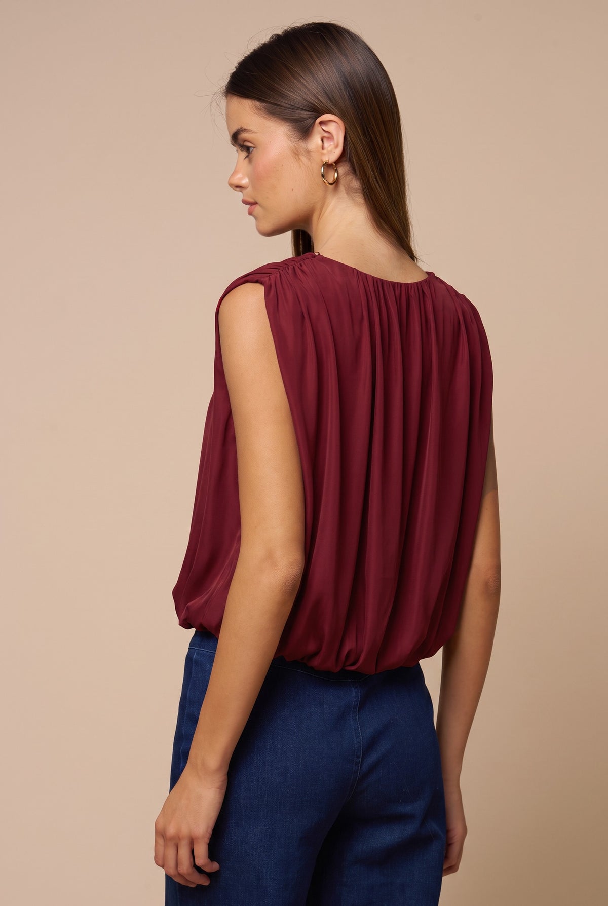 Kira Burgundy Top