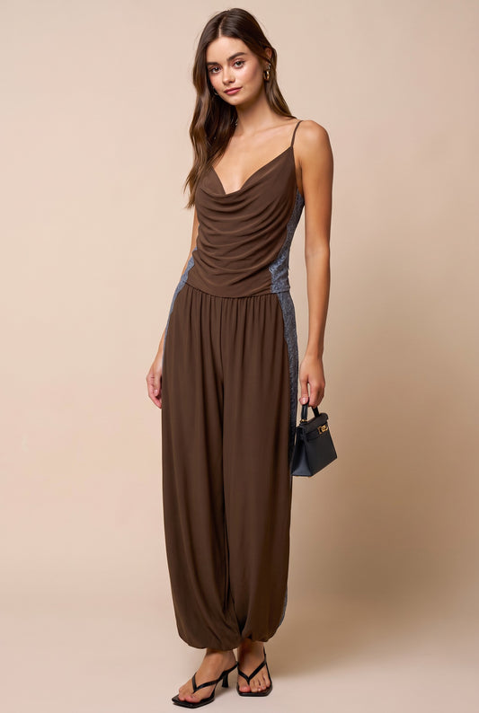 Mica Contrast Set Brown and Blue