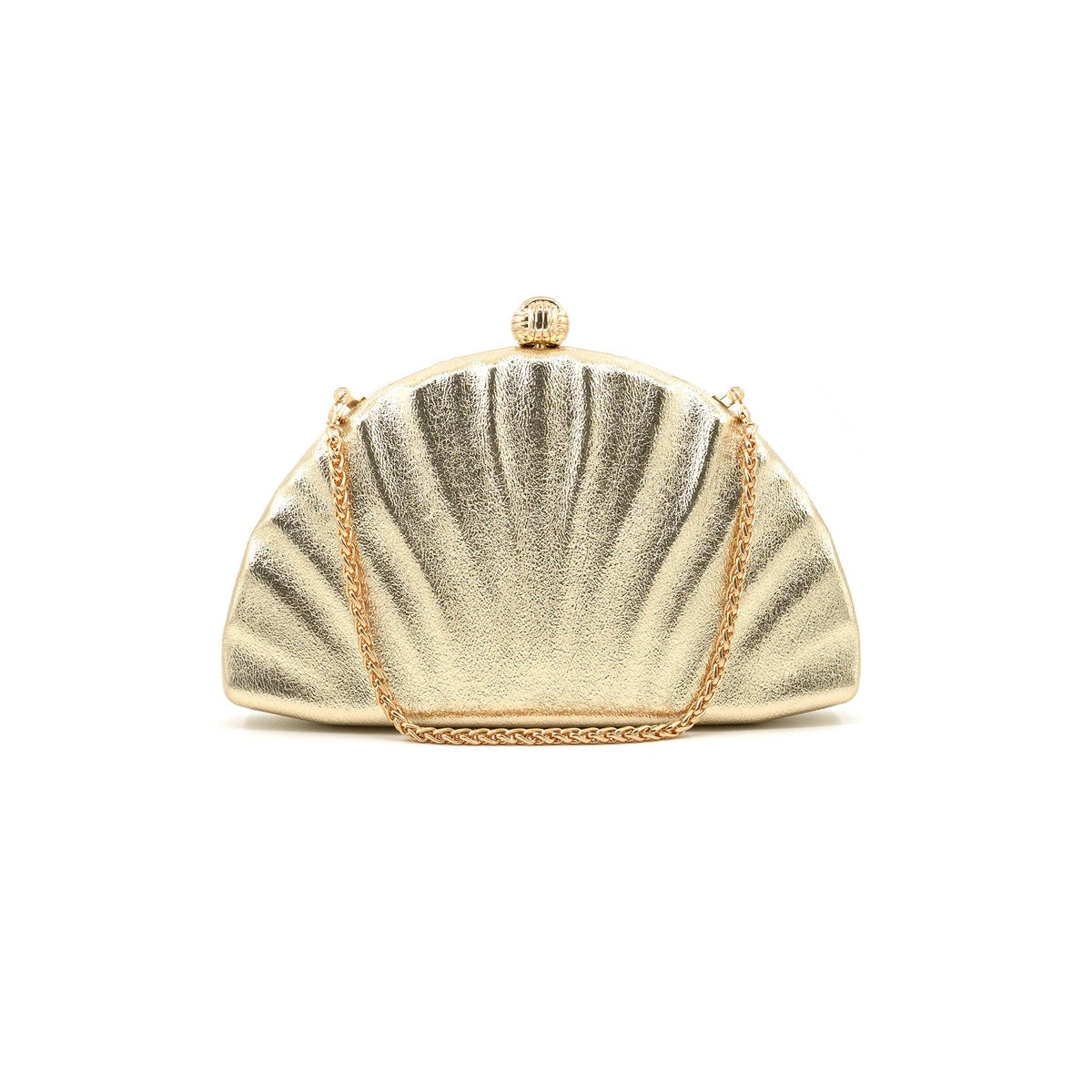 Shell Gold Clutch