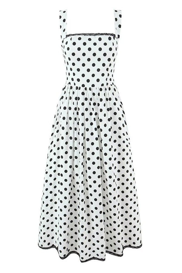 Polka Dot  Midi Dress