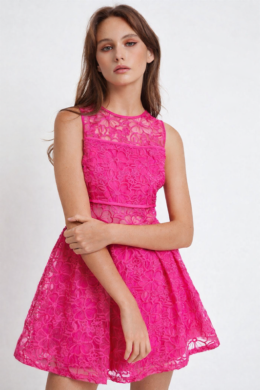 Fuchsia Mini Dress