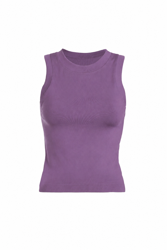 Fall Purple Basic Top