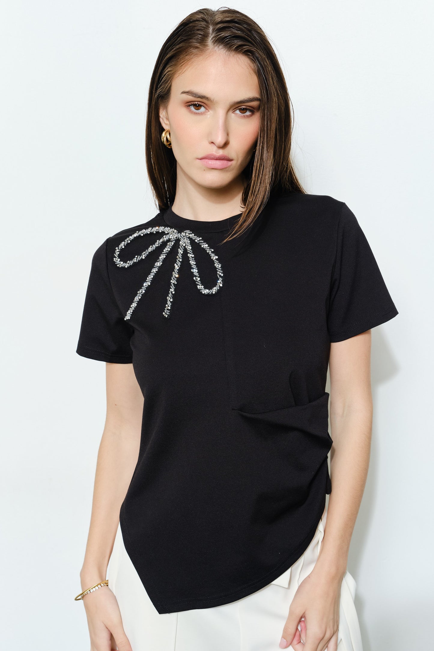Bow Black Top