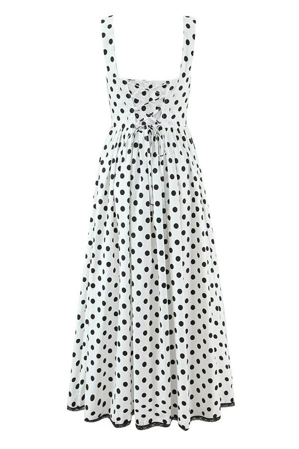 Polka Dot  Midi Dress