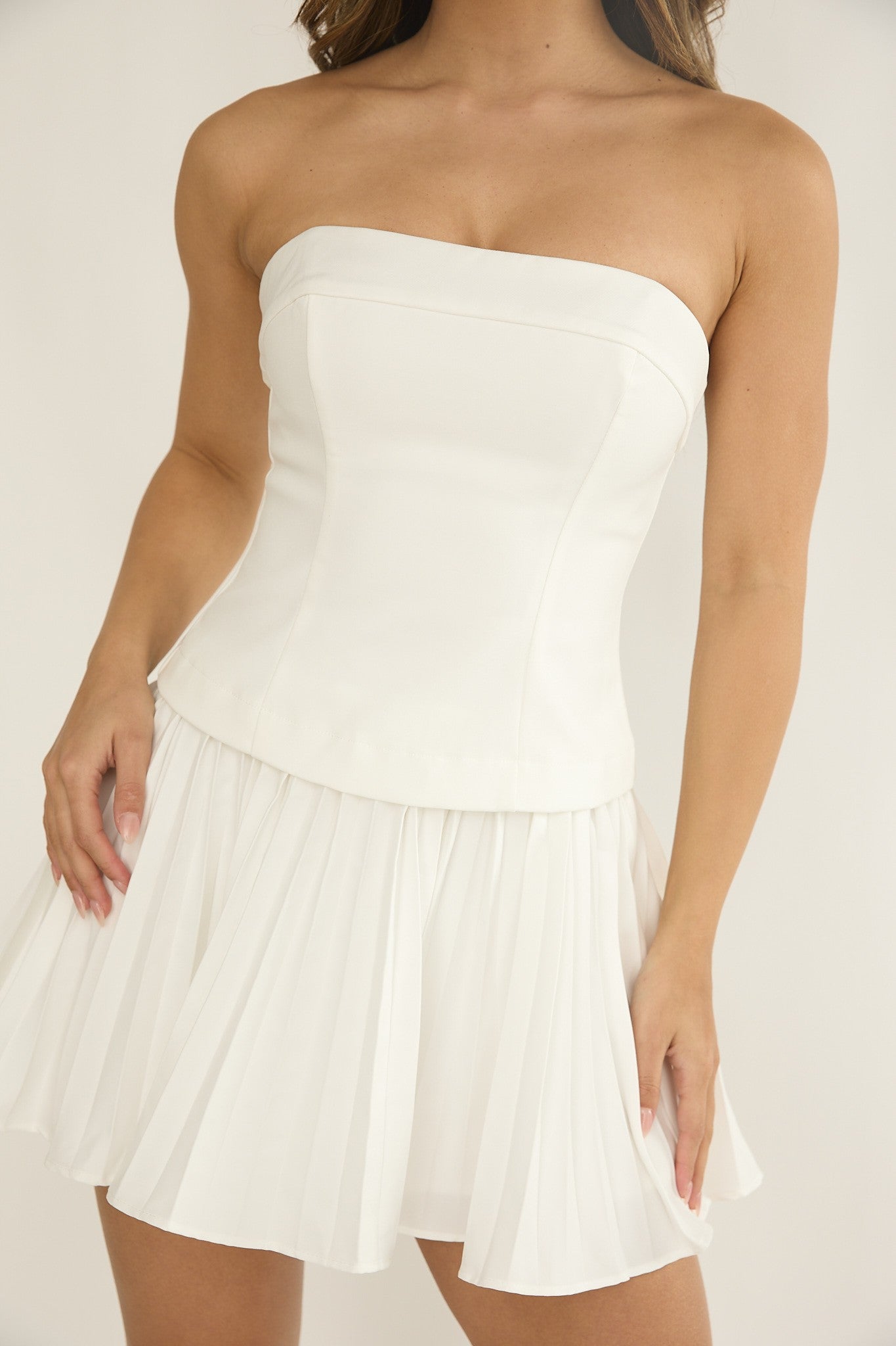 Irene White Mini Dress