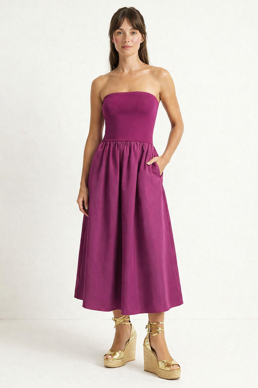 Berry Tube Top Dress