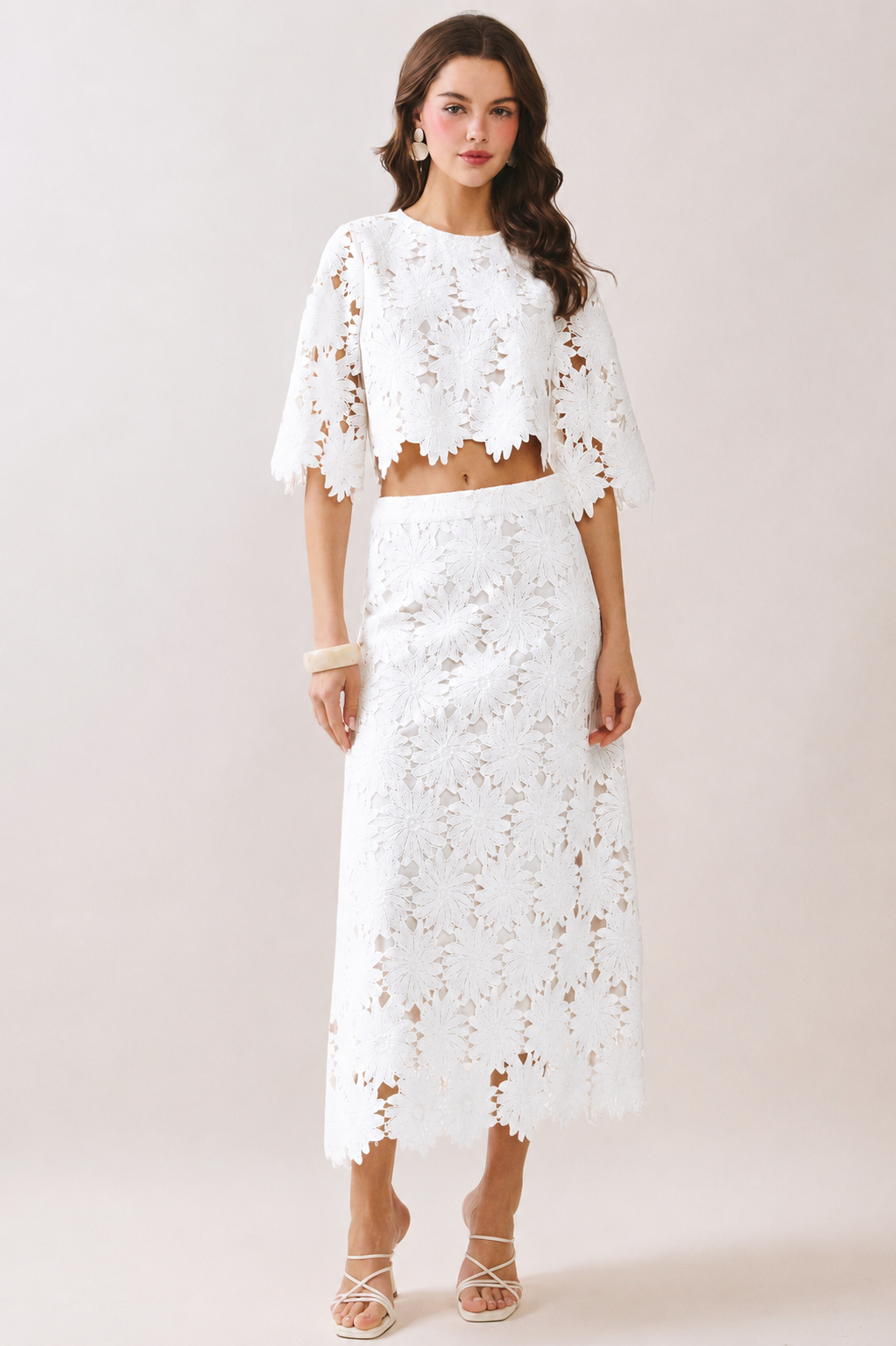 Floral Lace Skirt