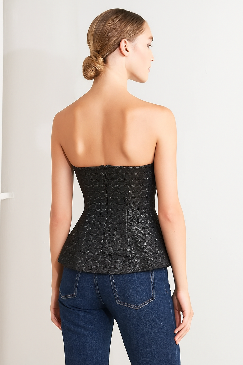 Sofie Metallic Woven Top