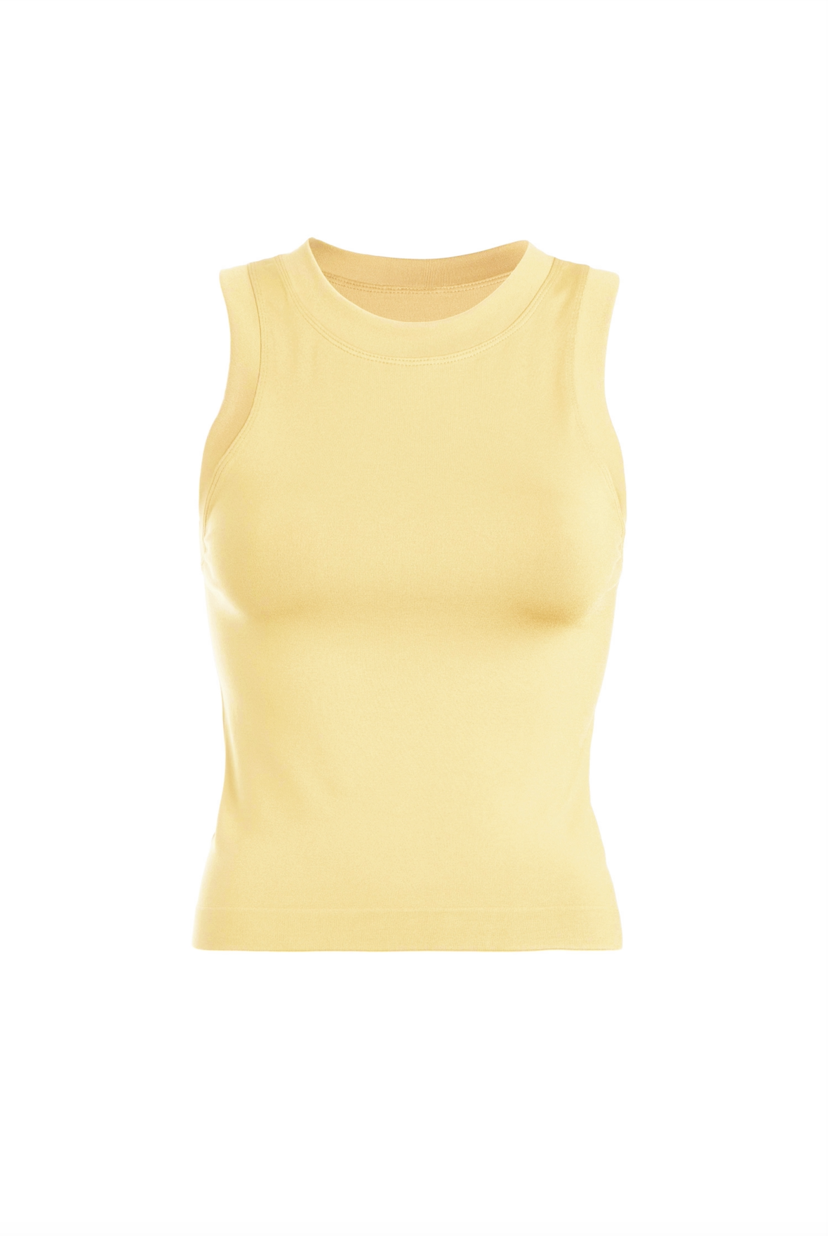 Light Yellow Basic Top