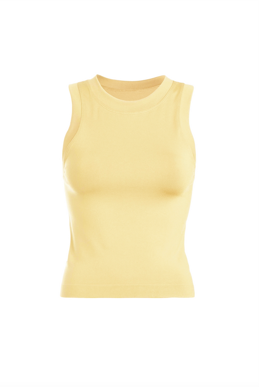Light Yellow Basic Top