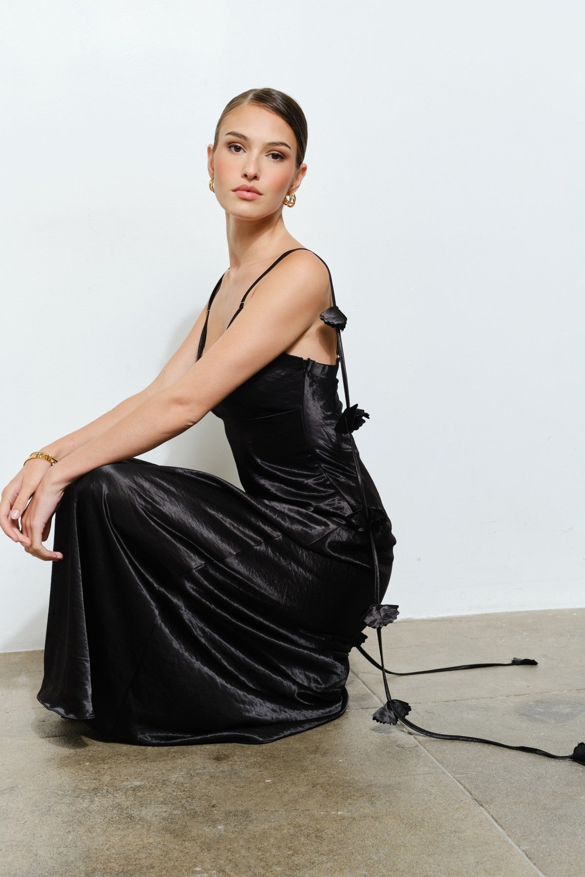 Andy Satin Slip Dress