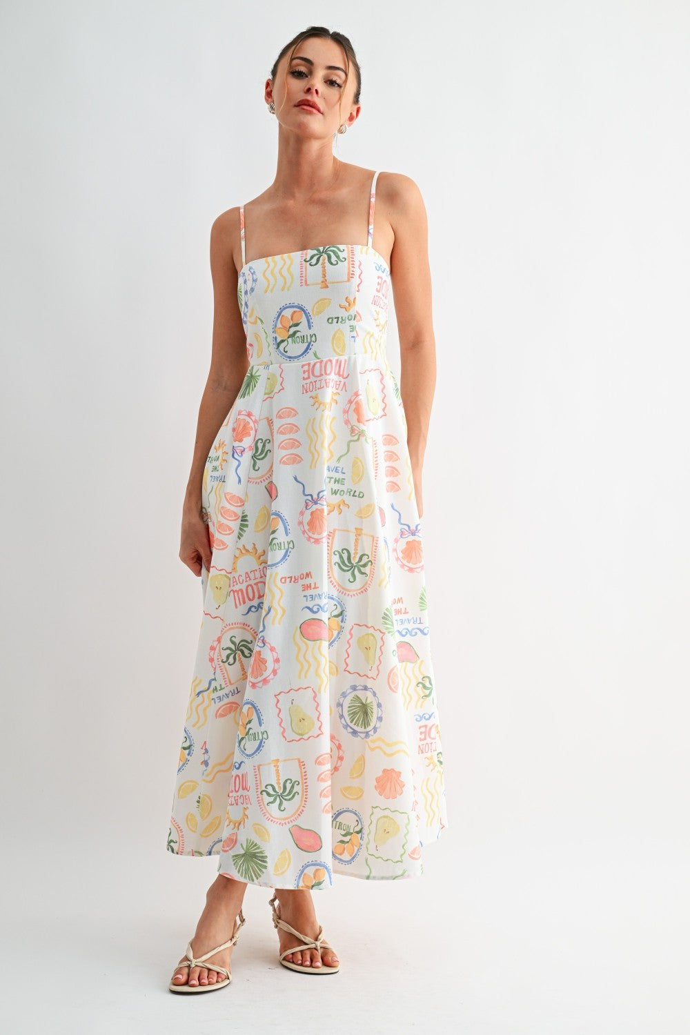 Vacay Postcard Dress