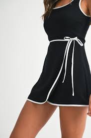 Black & White Comfy Romper
