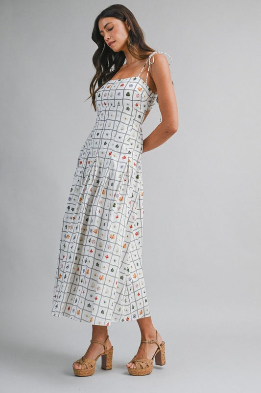 Alina Printed Dress