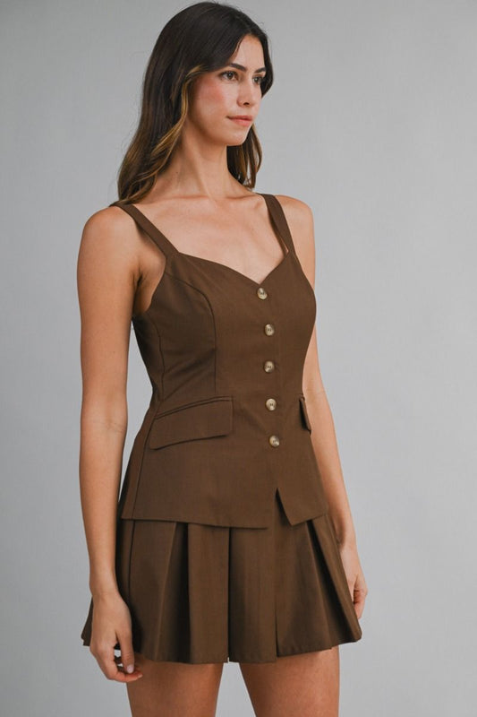 Chocolate Romper