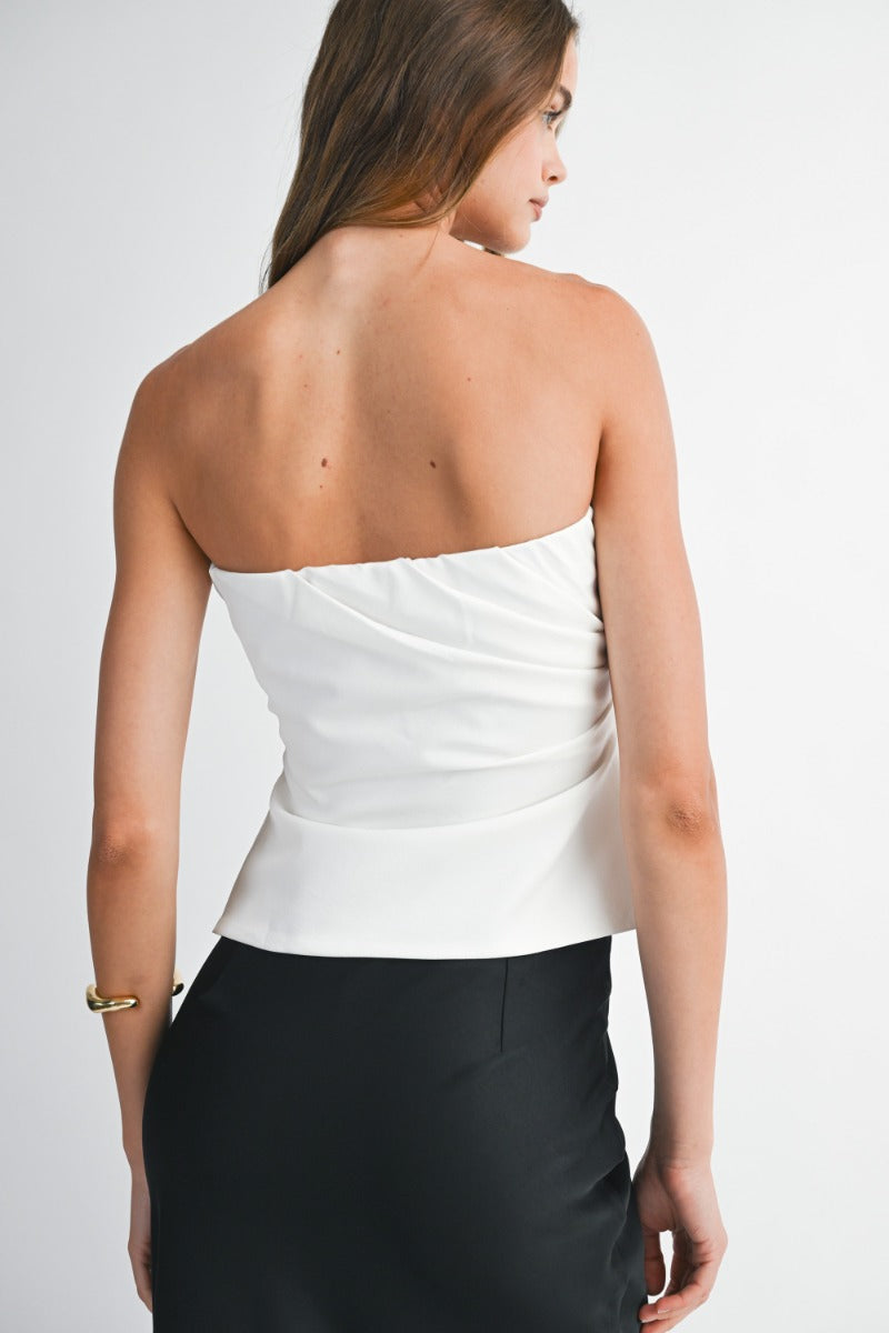 Aria Top Off White